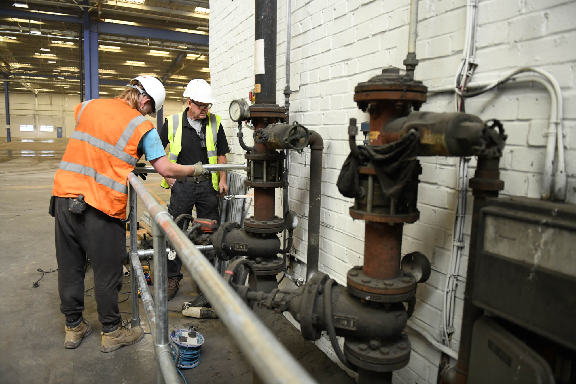 Churchill Integrated Services staff undertaking a mechanical repair